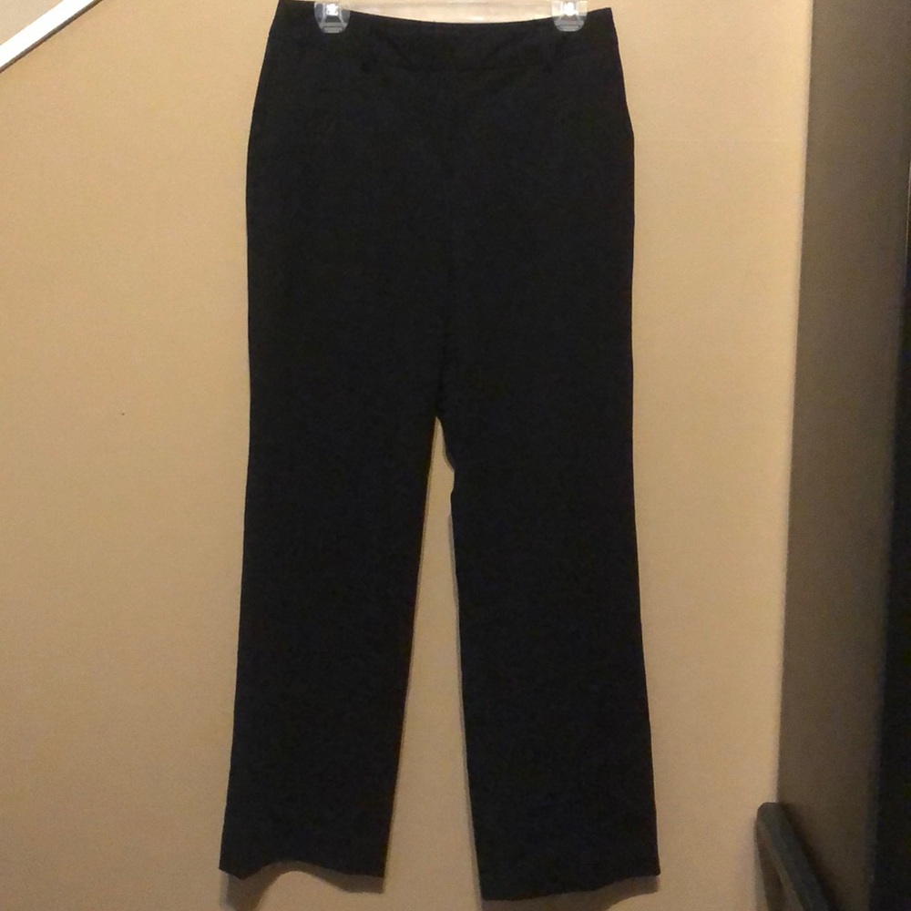 Liz Claiborne black wide leg dress slacks
